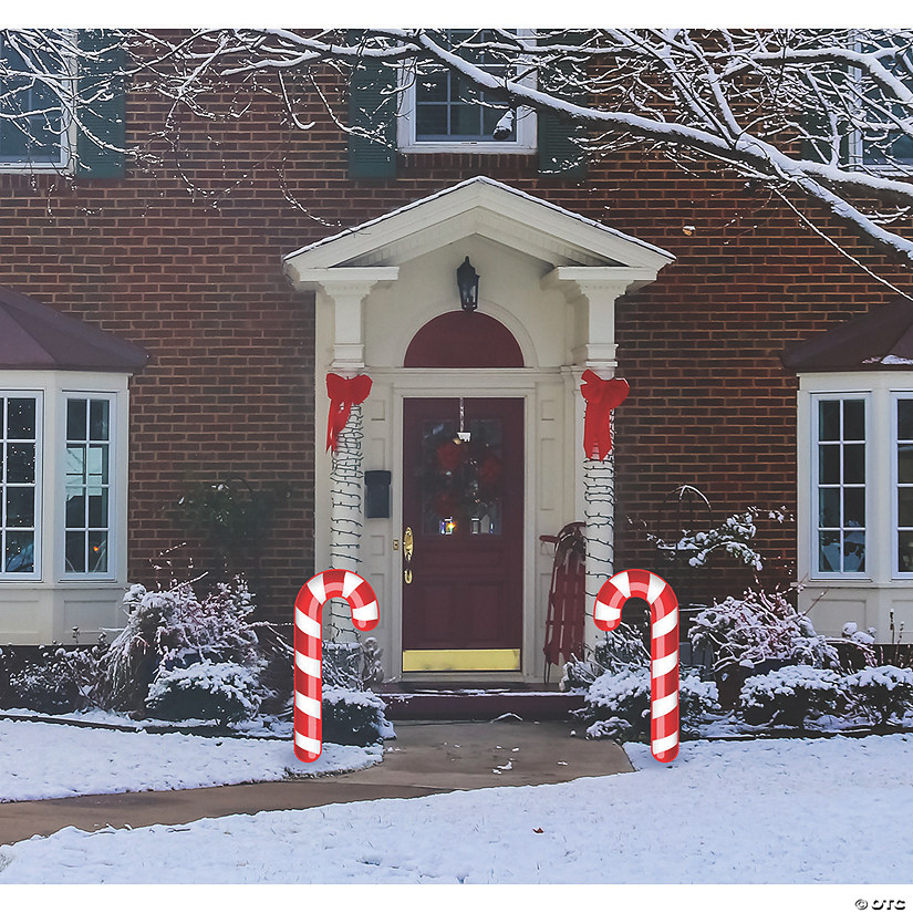 Candy Cane Yard Signs Image