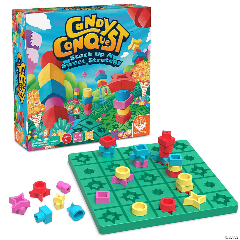 Candy Conquest In-a-Row Classic Board Game Image
