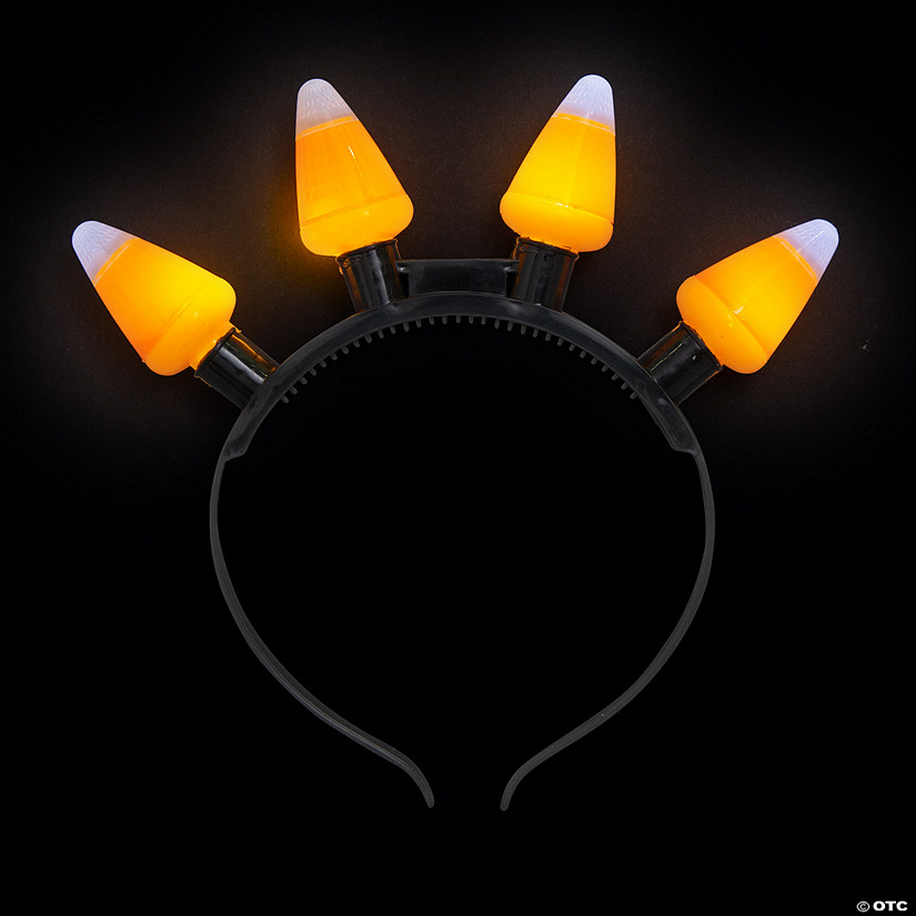 Candy Corn Light-Up Bulbs Head Boppers - 6 Pc.  Image