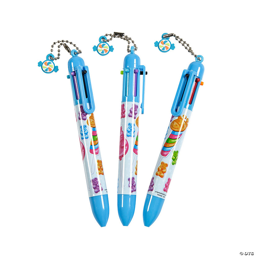 Candy Critters Shuttle Pens with Candy Charm - 12 Pc. Image