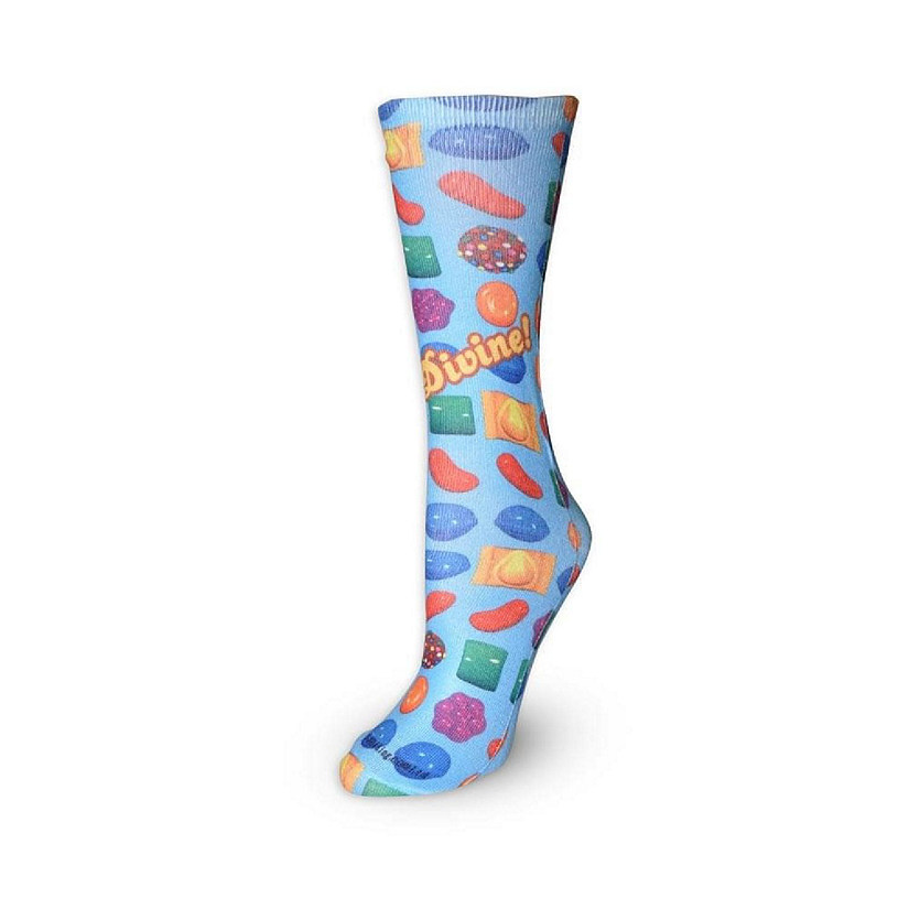 Candy Crush "Divine Candy" Ladies Crew Socks Image