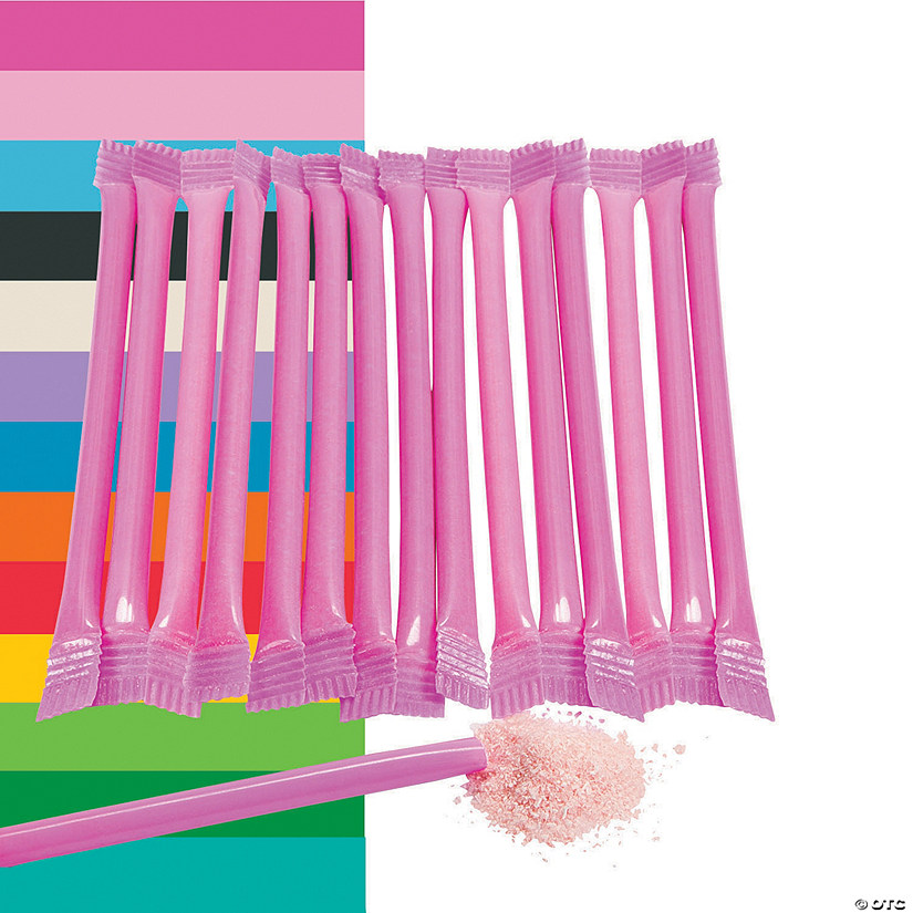 Candy-Filled Straws - 240 Pc. Image