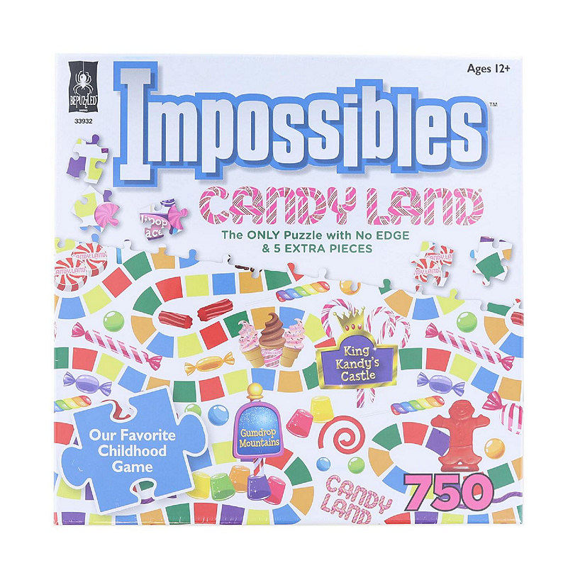 Candy Land Impossibles 750 Piece Jigsaw Puzzle Image