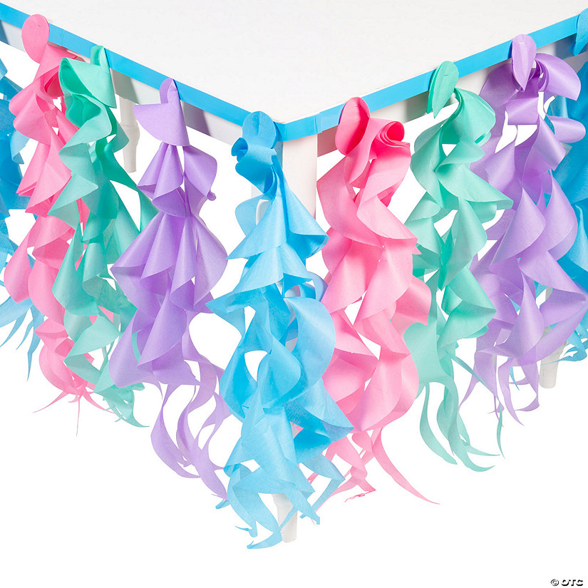 Candy World Pastel Swirl Table Skirt Image