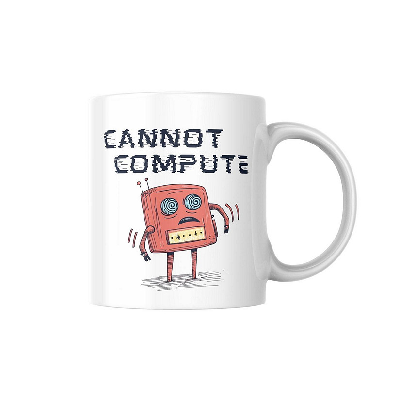 Cannot Compute Mug by Dancing Littles Jungle Image