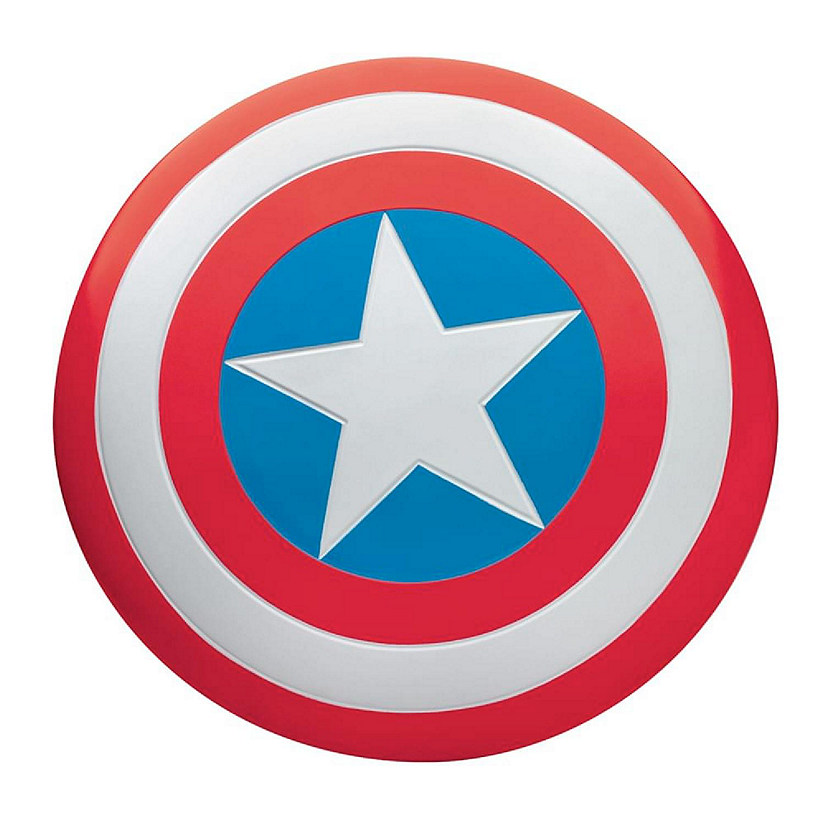 Captain America Deluxe Superhero Metal Shield Costume Accessory Image