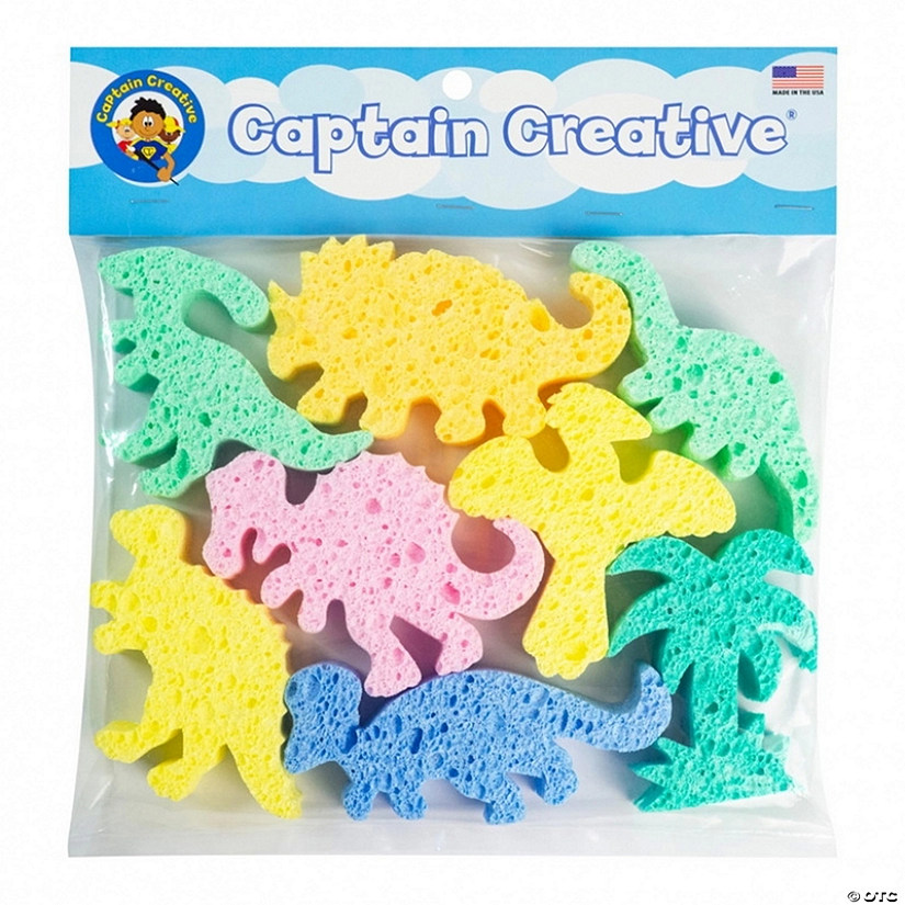 Captain Creative Super Sponges Dinosaurs Pack Image