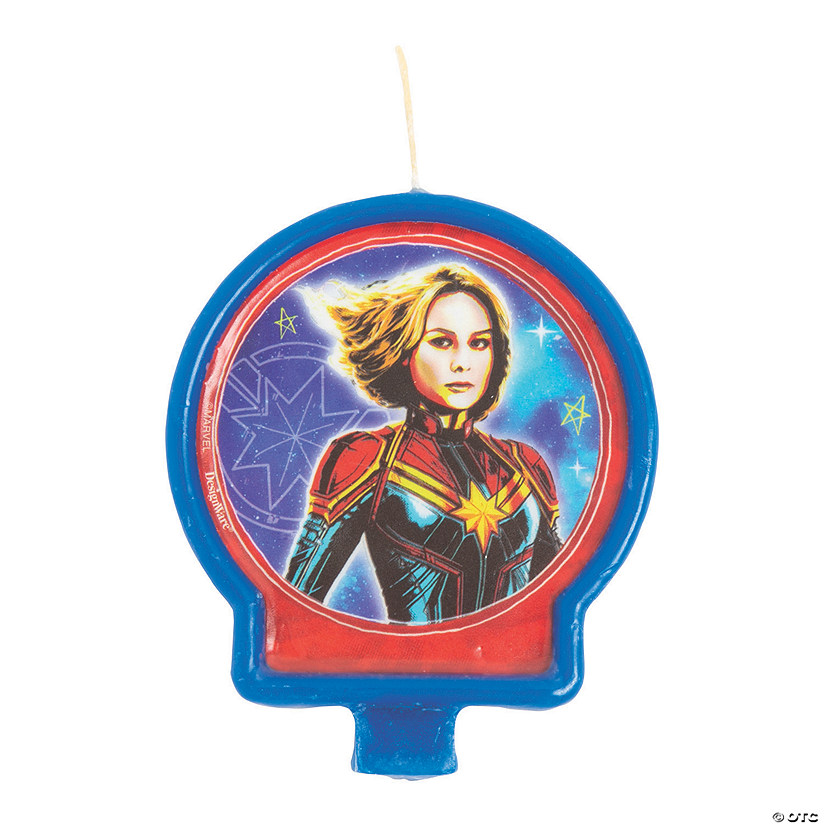 Captain Marvel&#8482; Birthday Candle Image