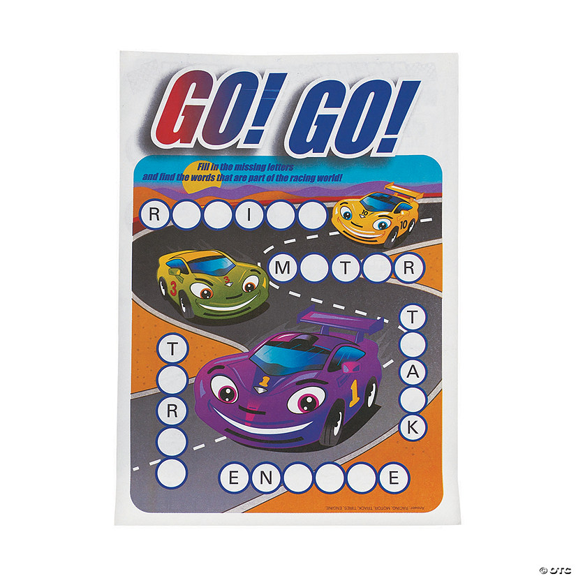Car Coloring &amp; Activity Sheets - 1000 Pc. Image