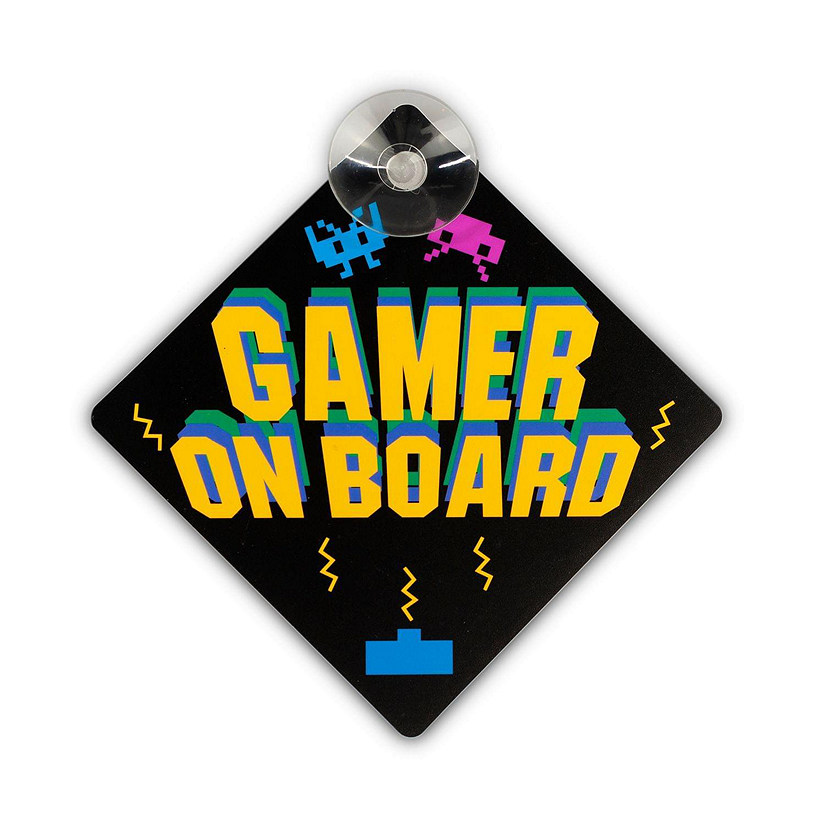 Car Window Sign  Gamer On Board Car Wind Sign  Xbox Gamers Image