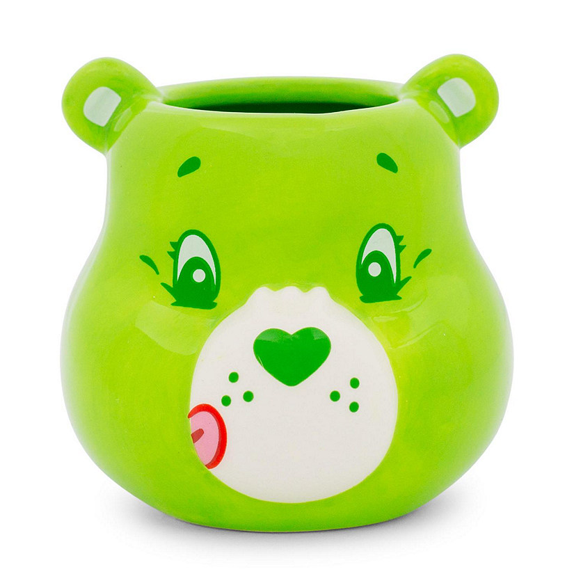 Care Bears Good Luck Bear Sculpted Ceramic Mini Mug  Holds 3 Ounces Image