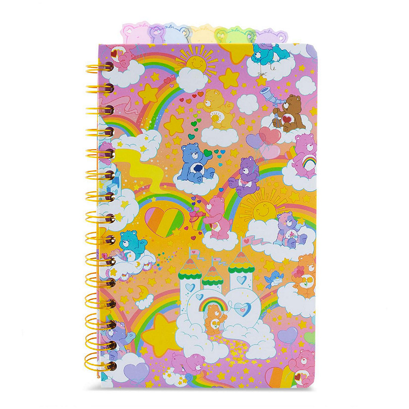 Care Bears Rainbows 5-Tab Spiral Notebook With 75 Sheets Image