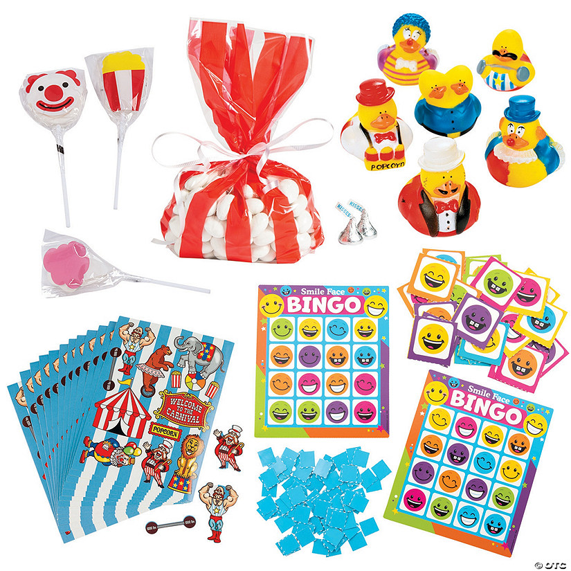 Carnival Bingo Prize Kit For 12 Oriental Trading
