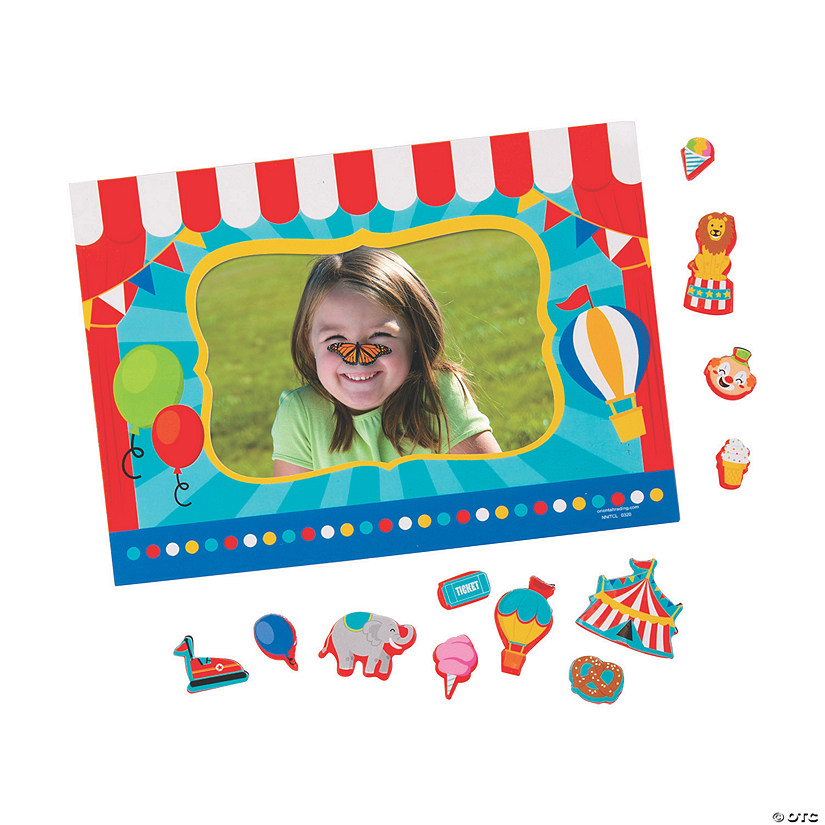 Carnival Picture Frame Magnets - 12 Pc. Image