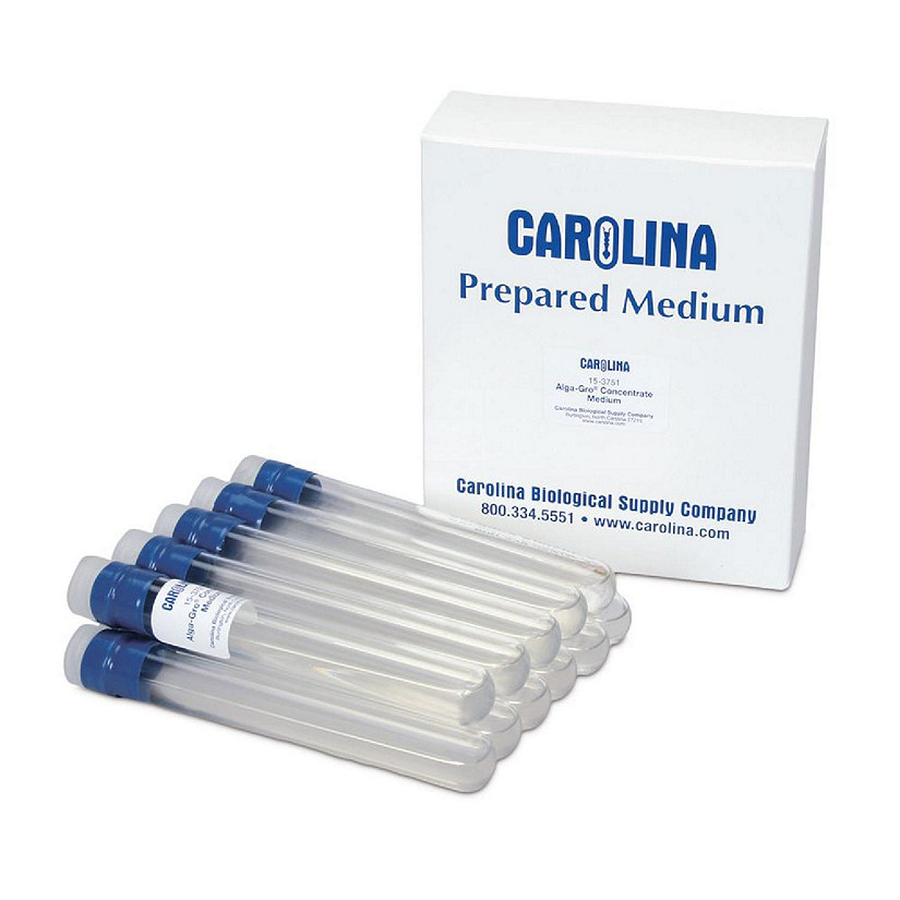 Carolina Biological Supply Company Alga-Gro Concentrated Medium Tubes, Pack of 12 Image