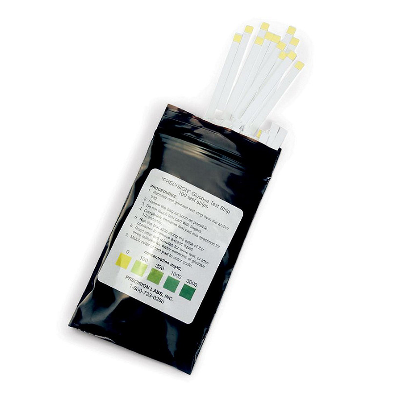 Carolina Biological Supply Company Glucose Test Strips, Laboratory Grade, Pack 100 Image