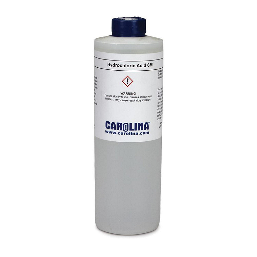 Carolina Biological Supply Company Hydrochloric Acid, 6 M, Laboratory Grade, 500 mL Image