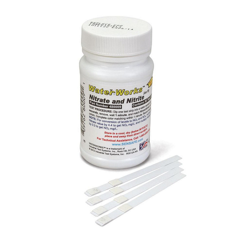 Carolina Biological Supply Company Nitrate and Nitrite Nitrogen Water Test Strips, Vial of 50 Image