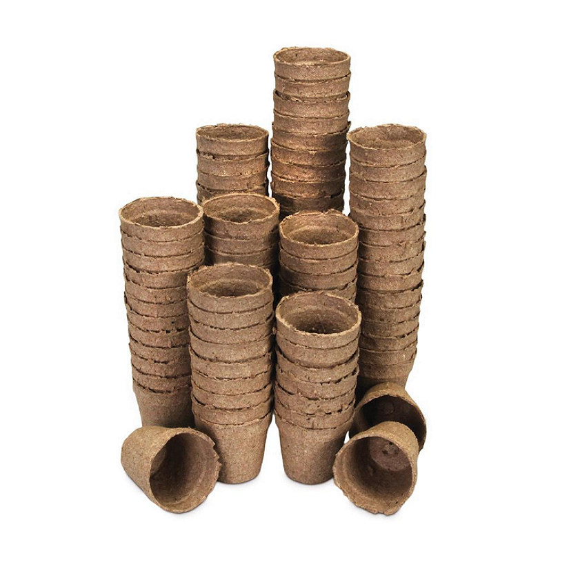 Carolina Biological Supply Company Peat Pots, 2 1/4", Pack of 100 Image