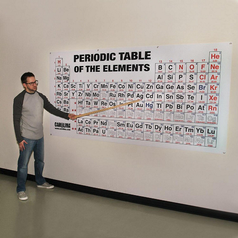 Carolina Biological Supply Company Periodic Table of the Elements Chart, Large Image