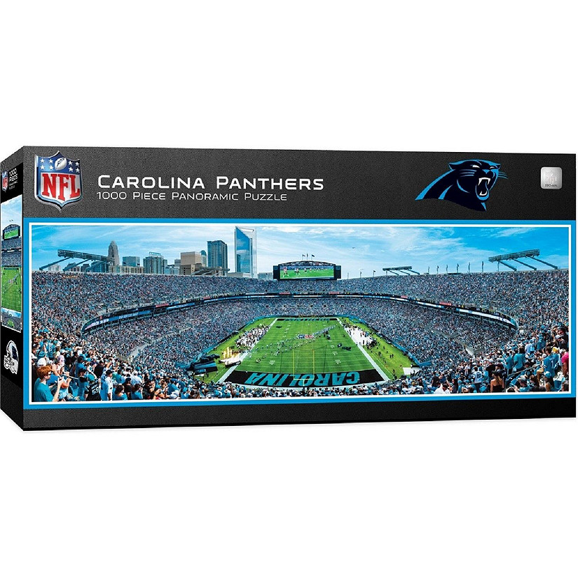 Carolina Panthers - 1000 Piece Panoramic Jigsaw Puzzle Image