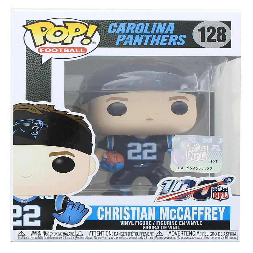 Carolina Panthers NFL Funko POP Vinyl Figure  Christian McCaffrey Image