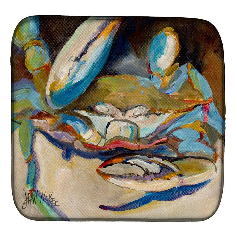 Caroline's Treasures Big Crab Claw Blue Crab Dish Drying Mat, 14 x 21, Seafood Image