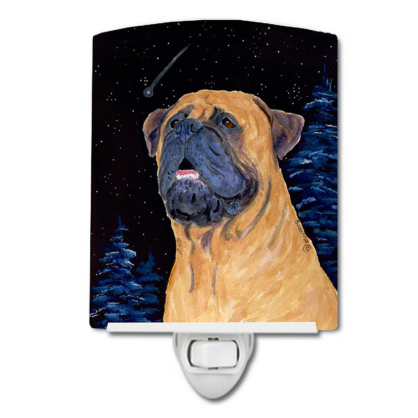 Caroline's Treasures Bullmastiff Ceramic Night Light, 4 x 6, Dogs Image