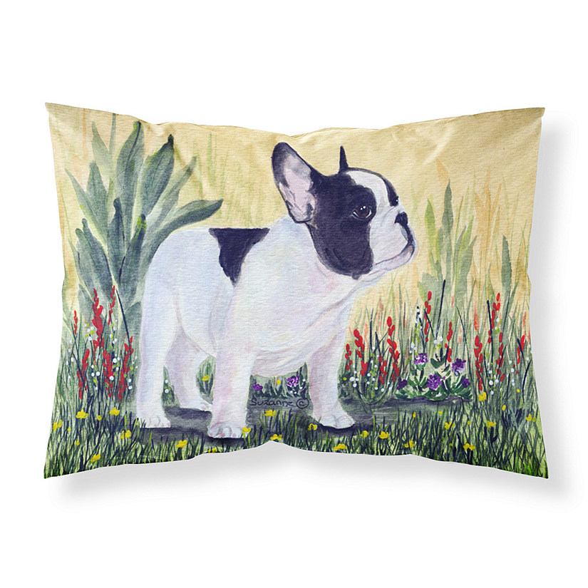 Caroline's Treasures French Bulldog Fabric Standard Pillowcase, 30 x 20.5, Dogs Image