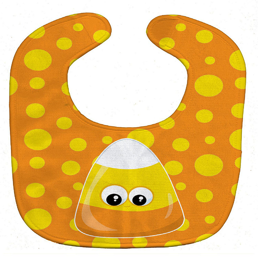 Caroline's Treasures Halloween, Halloween Candy Corn Baby Bib, 10 x 13, Image