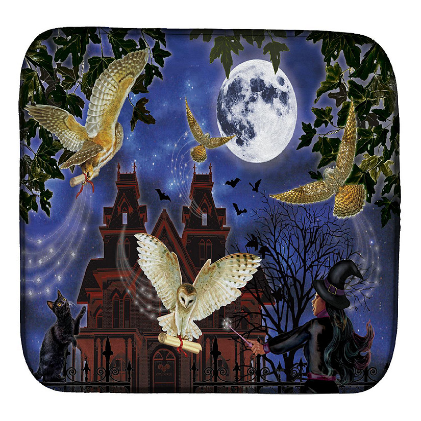 Caroline's Treasures Halloween, Halloween Owl Express Dish Drying Mat, 14 x 21, Birds Image