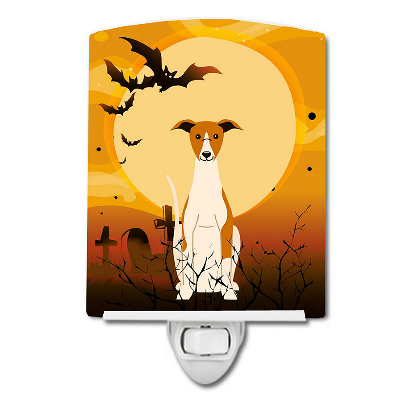 Caroline's Treasures Halloween, Halloween Whippet Ceramic Night Light, 4 x 6, Dogs Image