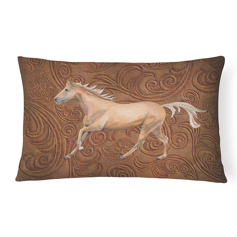Caroline's Treasures Horse Canvas Fabric Decorative Pillow, 12 x 16, Farm Animals Image