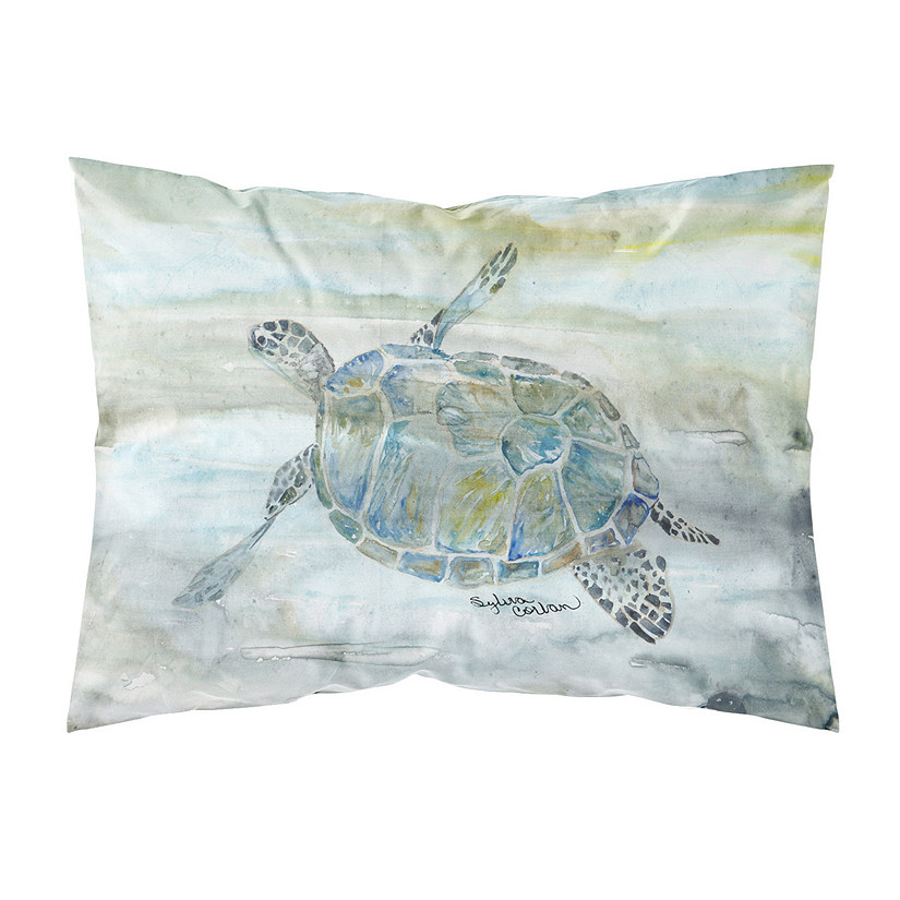 Caroline's Treasures Sea Turtle Watercolor Fabric Standard Pillowcase, 30 x 20.5, Nautical Image