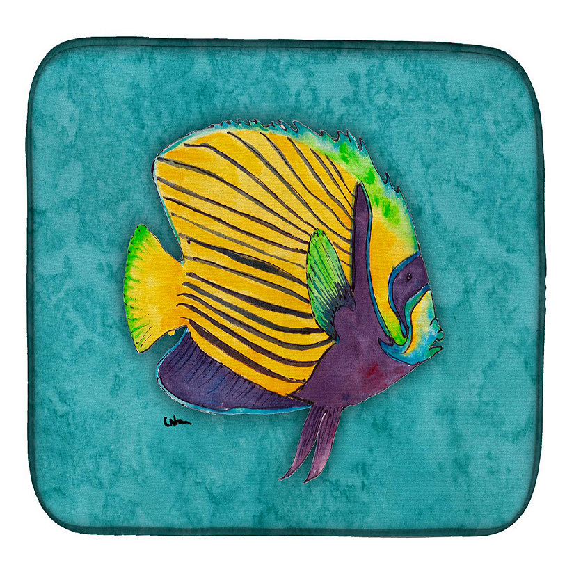 Caroline's Treasures Tropical Fish Dish Drying Mat, 14 x 21, Fish Image