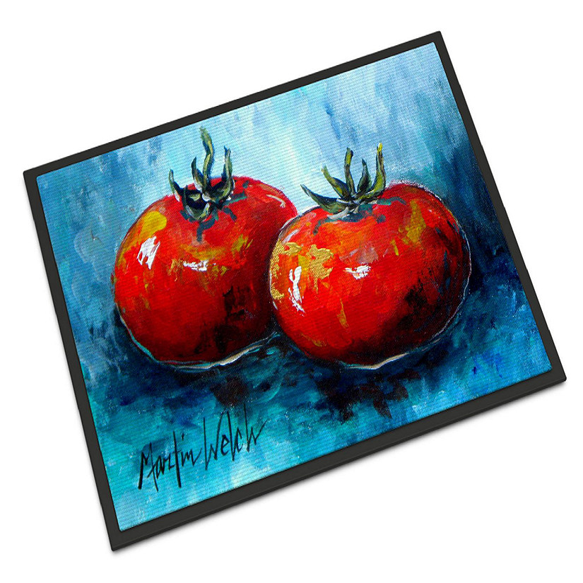 Caroline's Treasures Vegetables - Tomatoes Red Toes Indoor or Outdoor Mat 24x36, 36 x 24, New Orleans Image
