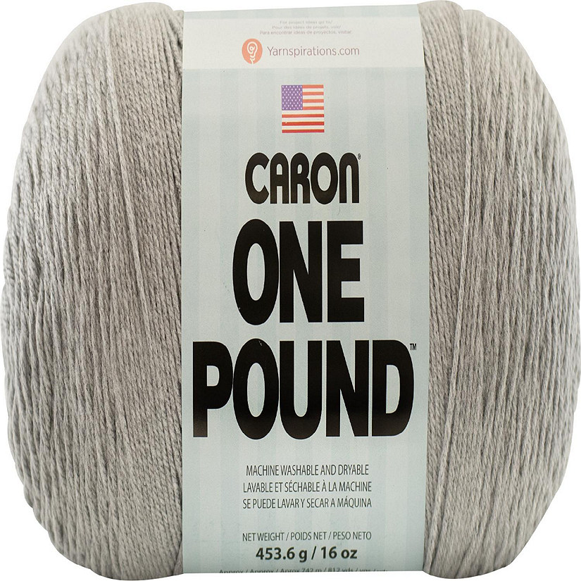 Caron One Pound Yarn-Soft Grey Mix Image