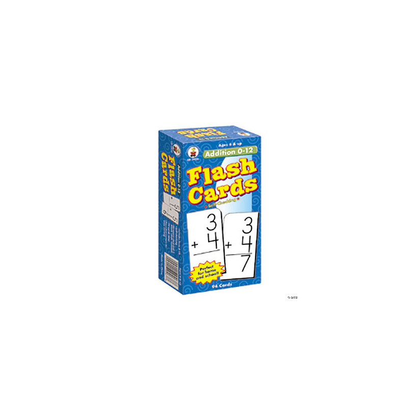 Carson-Dellosa Addition 0-12 Flash Cards - Discontinued