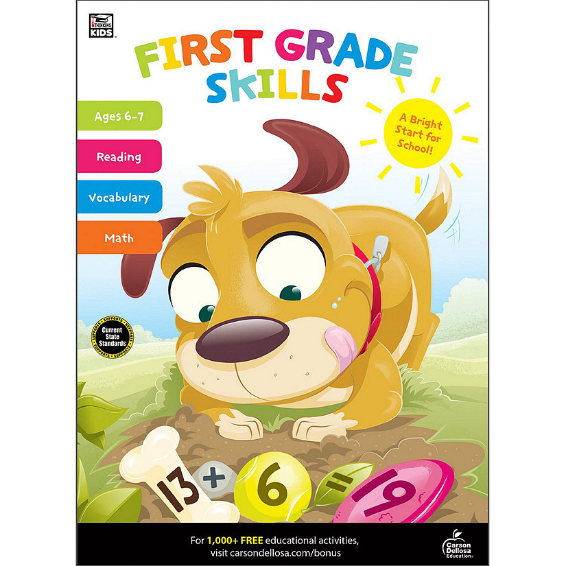Carson Dellosa Education First Grade Skills Workbook First Grade Image