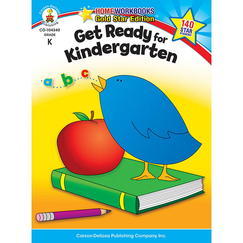 Carson Dellosa Education Get Ready for Kindergarten Workbook Oriental