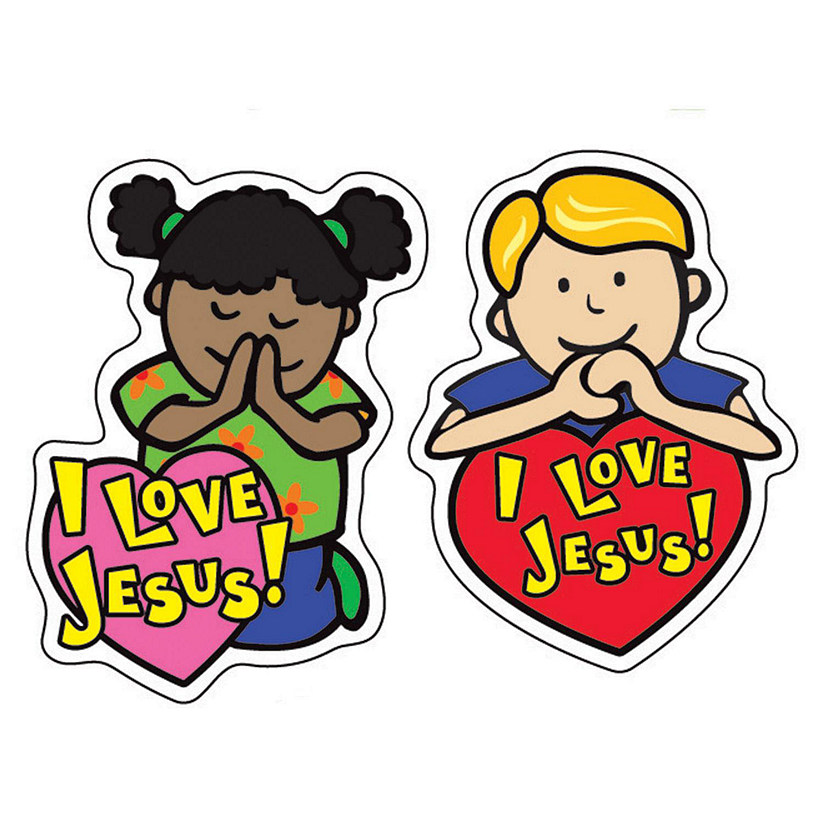 Carson Dellosa Education I Love Jesus Sticker Pack