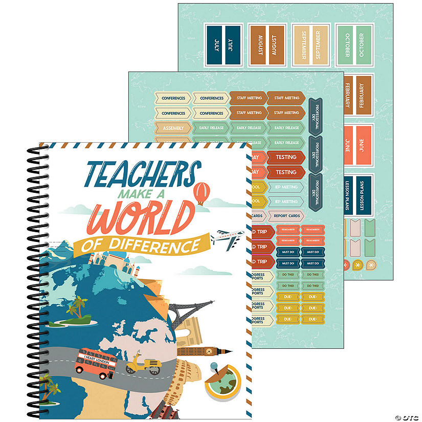 Carson Dellosa Education Let's Explore Teacher Planner Image