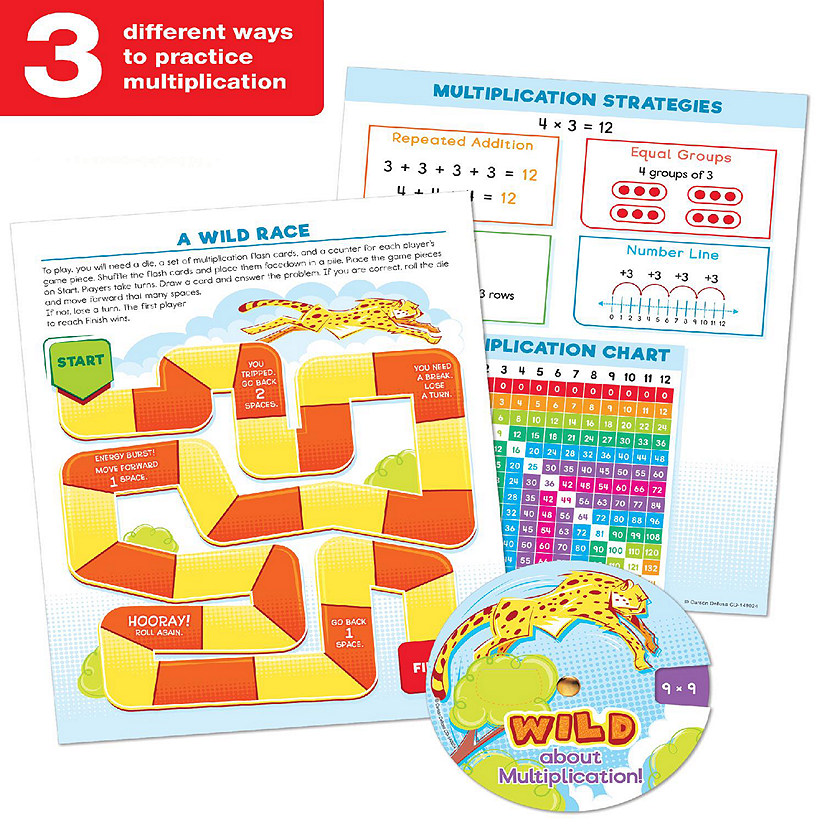 Carson Dellosa Education Multiplication Instructional Resources EZ Spin Set EZ Spin Set Image