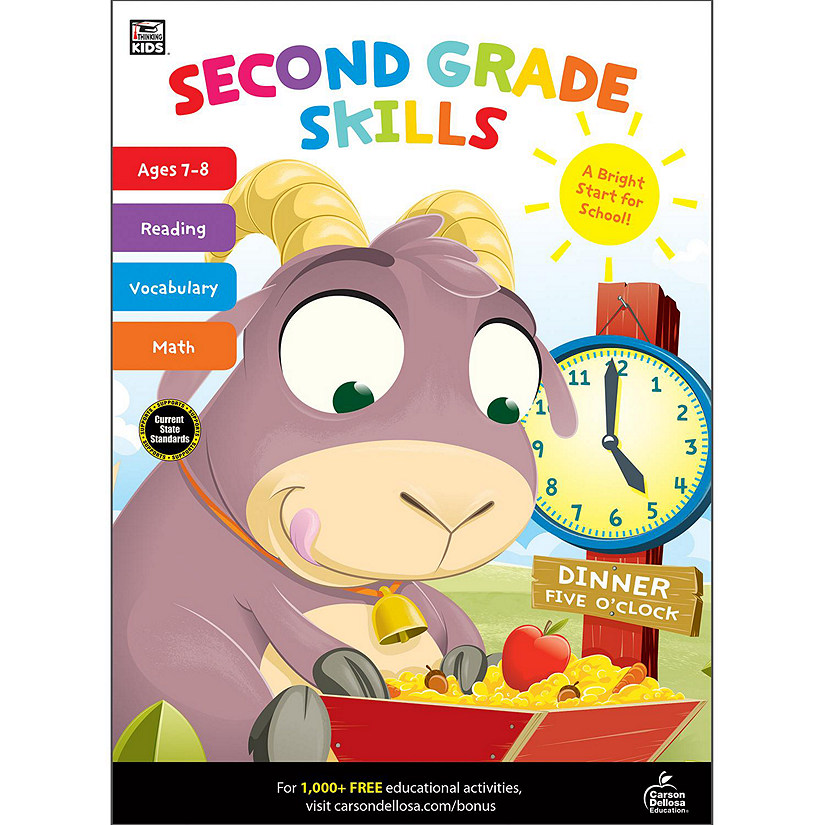 Carson Dellosa Education Second Grade Skills Workbook Image