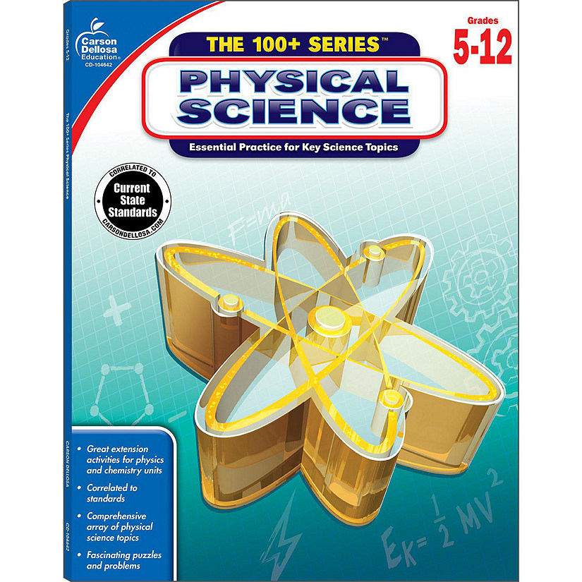 Carson Dellosa  Physical Science Workbook  5th-12th Grade, 128pgs Image