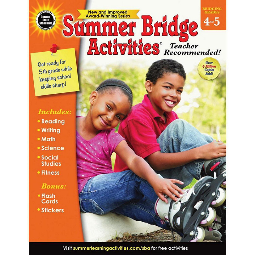 Bridge　Publishing　Oriental　1524150　Carson-Dellosa　Trading　Grades　44;　Summer　Book　Activites　4-5