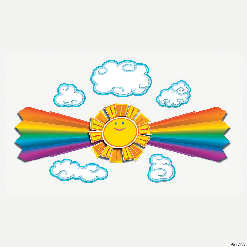 Carson Dellosa Sun And Rainbow Pop Its Bulletin Board Discontinued 