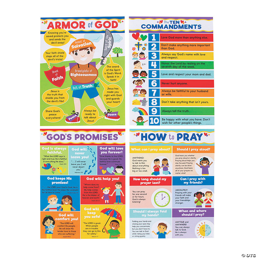 Carson-Dellosa ® Biblical Principles Poster Set - Discontinued