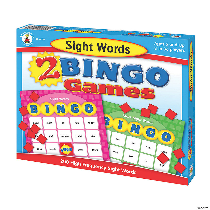 Carson Dellosa<sup>&#174;</sup> Sight Words Bingo Game Image