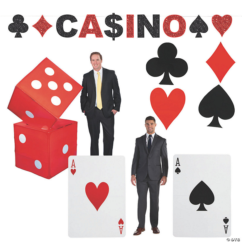 Casino Decorating Kit - 9 Pc. Image
